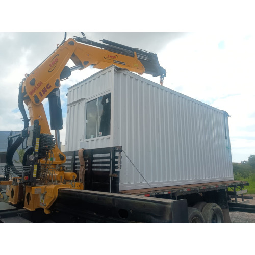 Container 20 pés desmontáveis para obras em geral 6x2,44x2,50