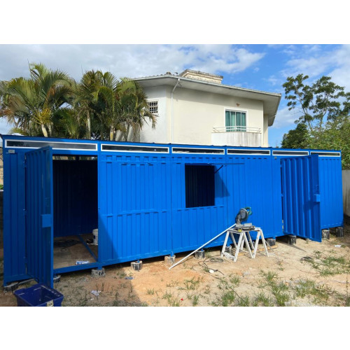Container refeitório modular desmontável 