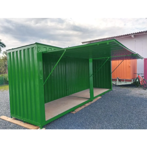 Container ponto de coleta desmontável 