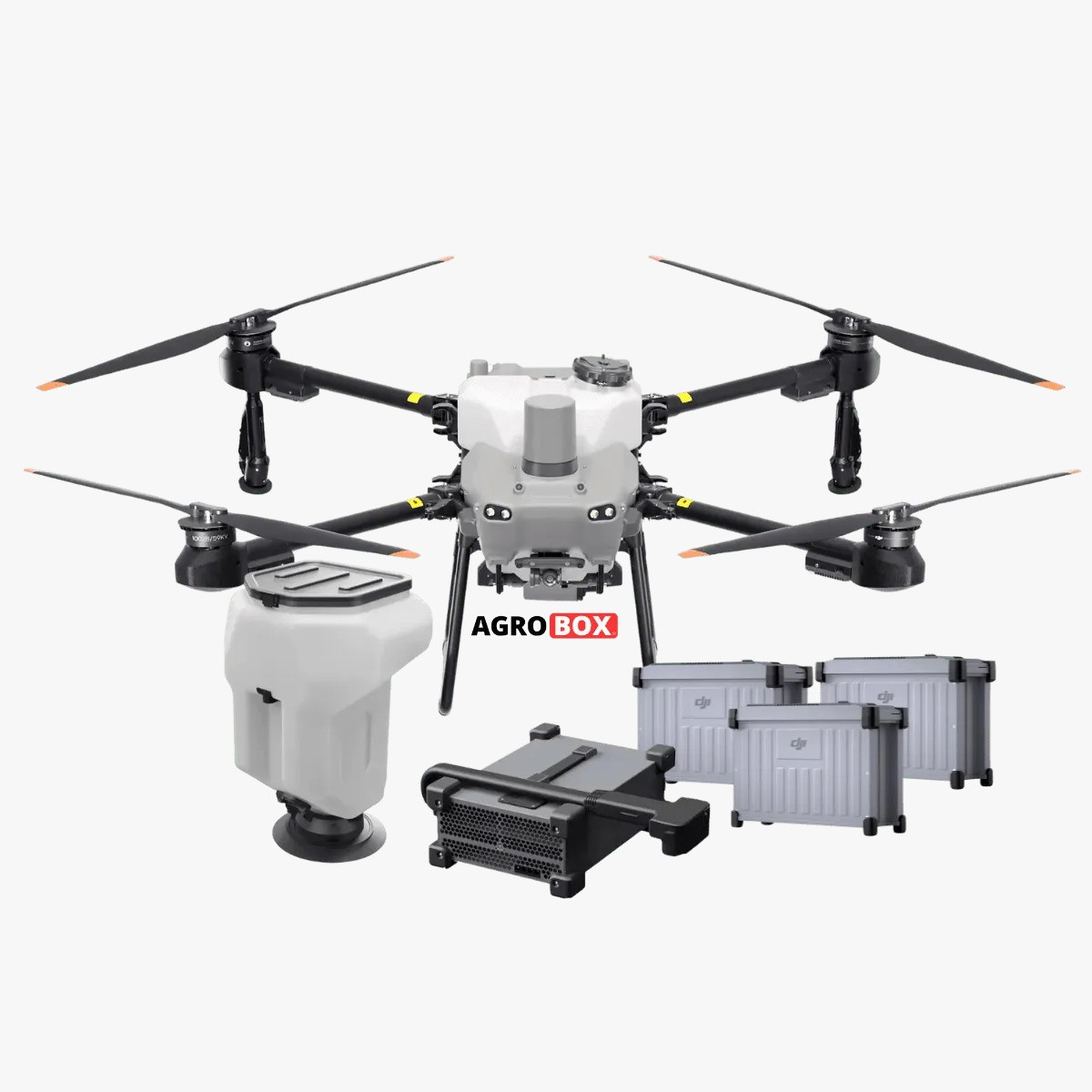 Kit Drone T25 + Baterias + Carregador + Dispersor de Sólidos