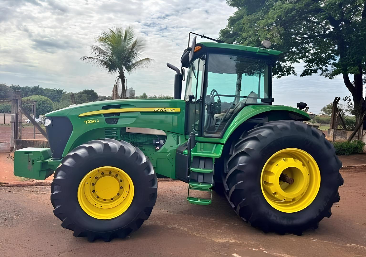 Trator John Deere 7230J ano 2021, 4x4, com 4.230 horas
