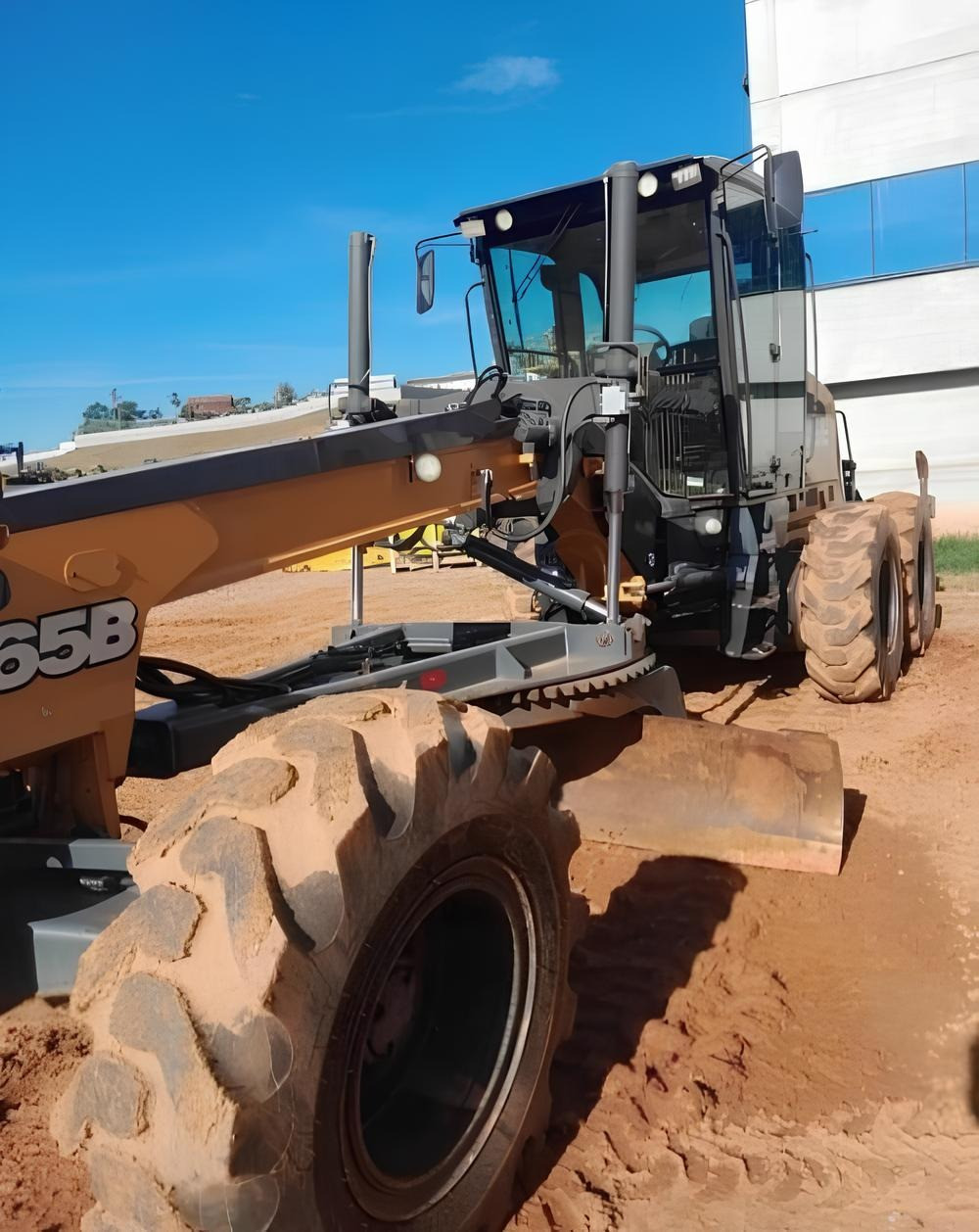 Motoniveladora Case 865B ano 2020 com 5.000 horas, ar condicionado