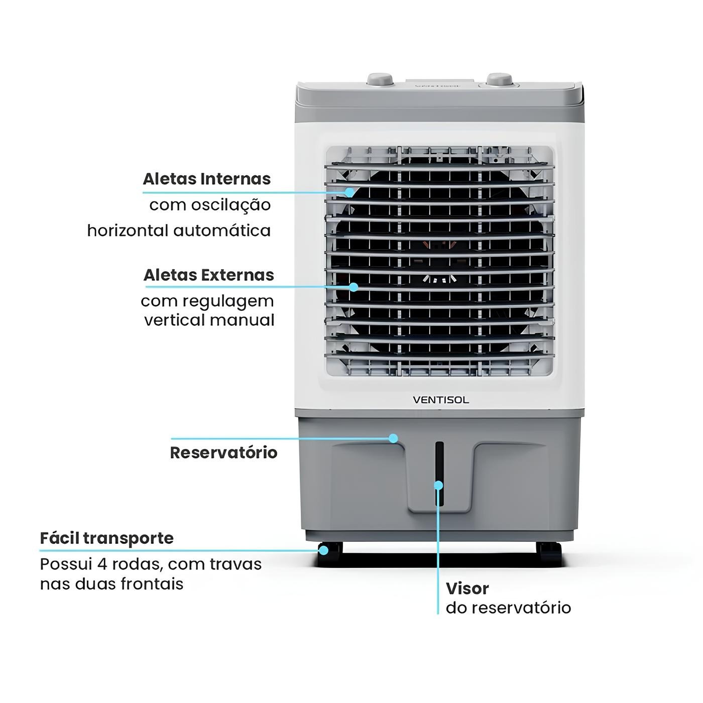 Climatizador de Ar Ventisol 35 Litros Clin35 Pro 127v