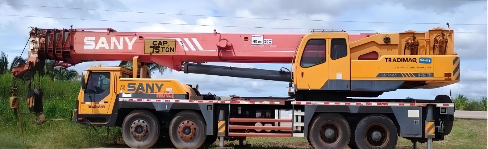 Caminhão Guindaste Sany Truck Crane STC75 ano 2012 com 6.670 horas