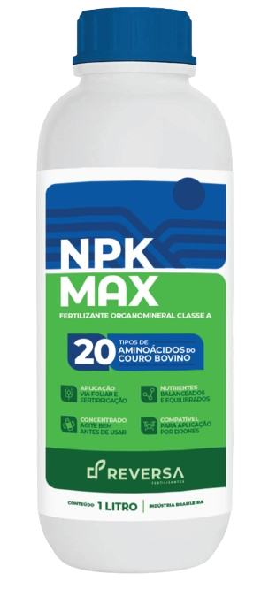 Fertilizante Foliar NPK Aminoácido Macro Micronutrientes 1 L