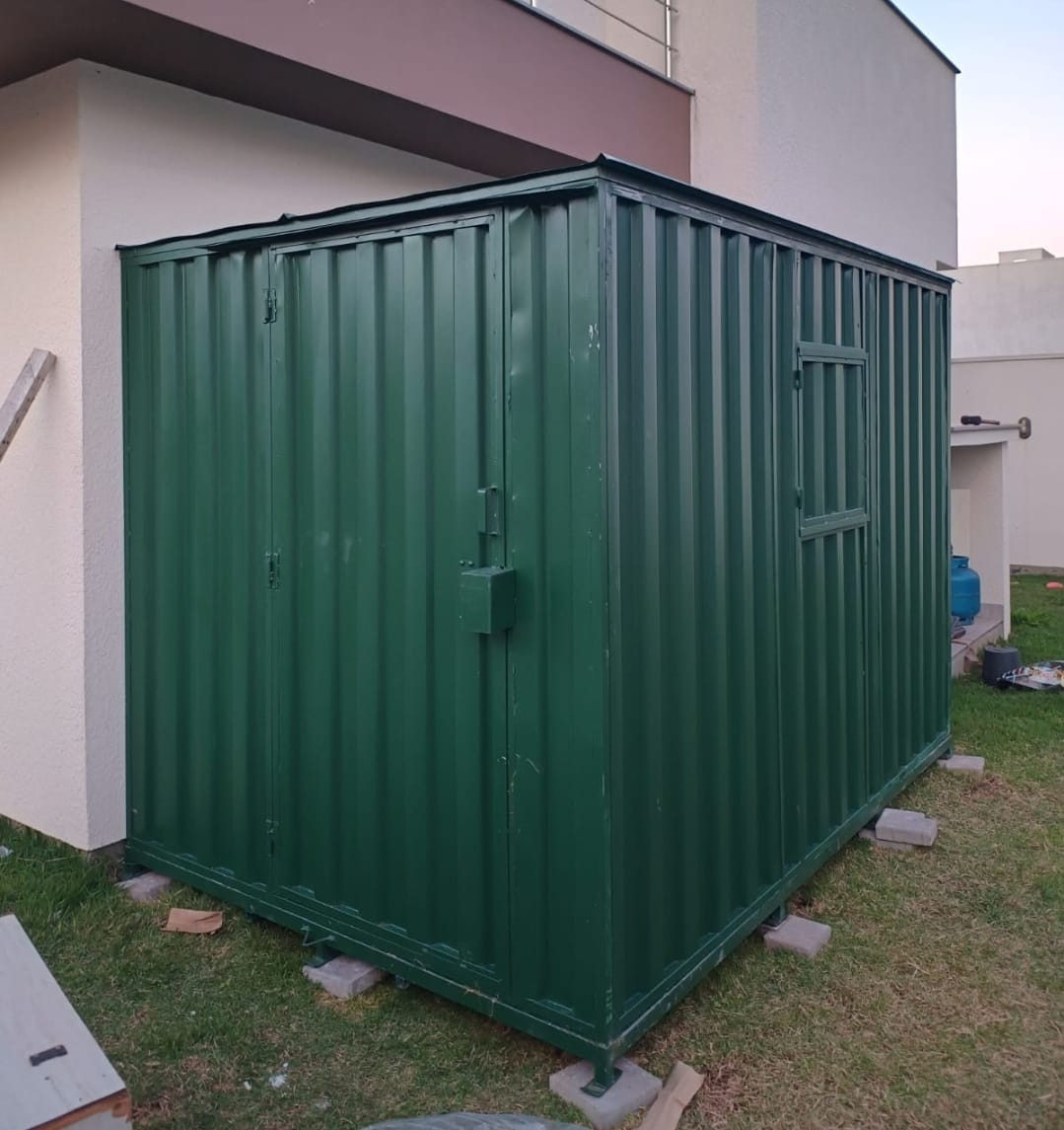 container almoxarifado desmontável 3m