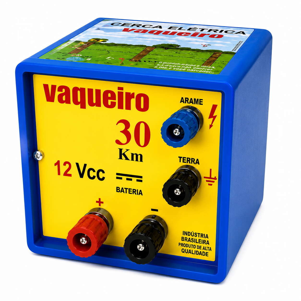 Eletrificador Rural 30KM Trivolts (127v; 220v e 12v)