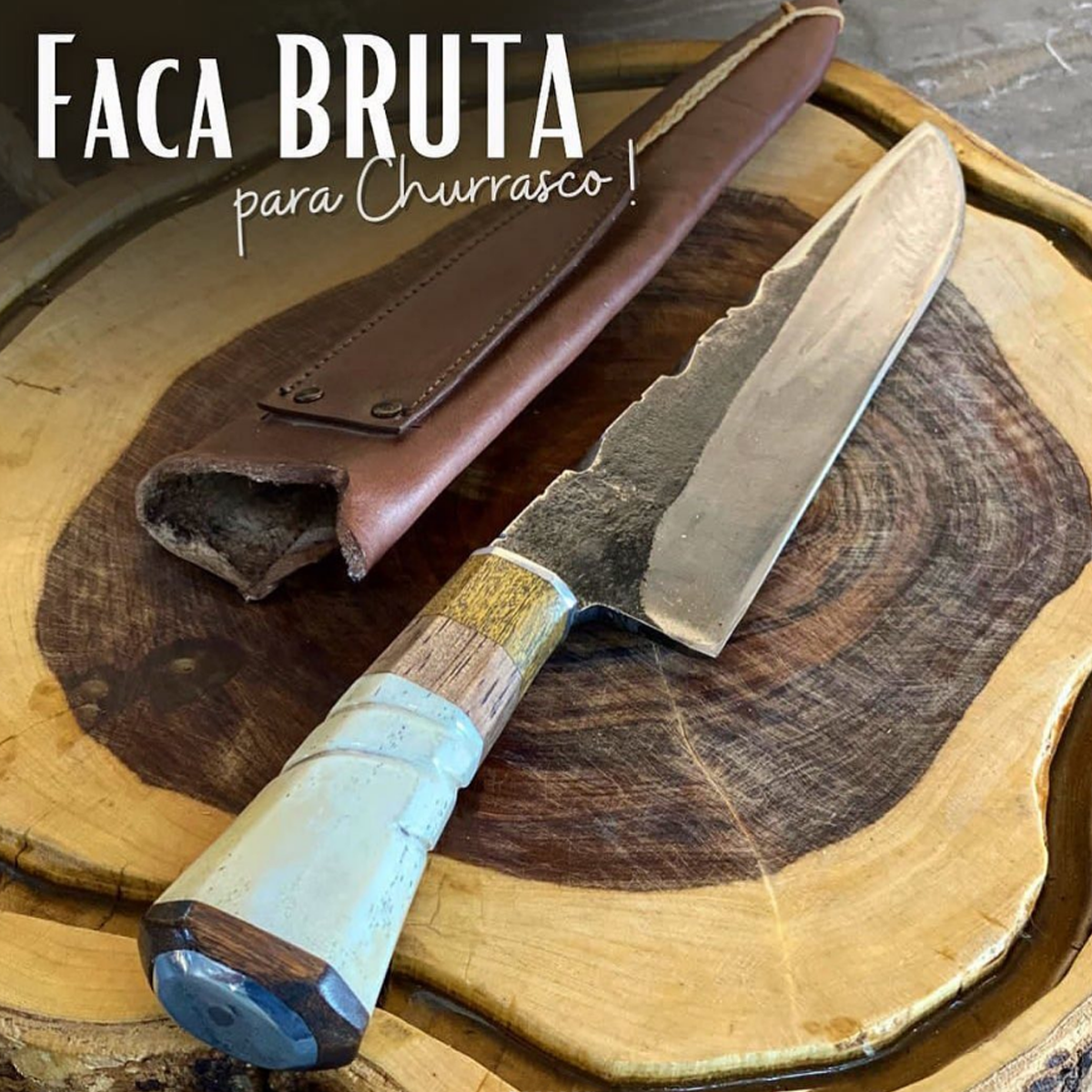 Faca Bruta Artesanal