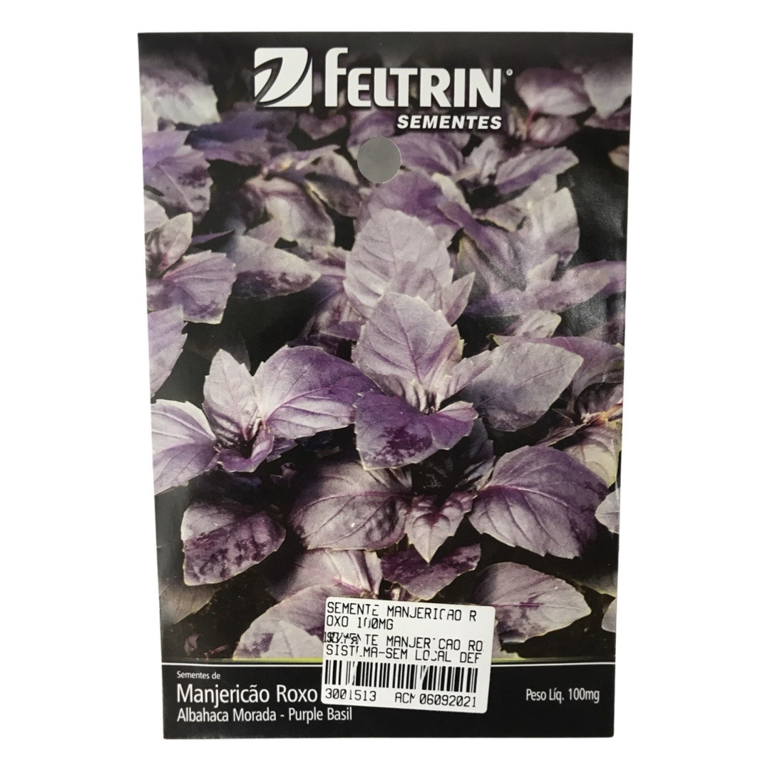 SEMENTE MANJERICAO ROXO  100MG SEMENTE MANJERICAO ROXO 100mg