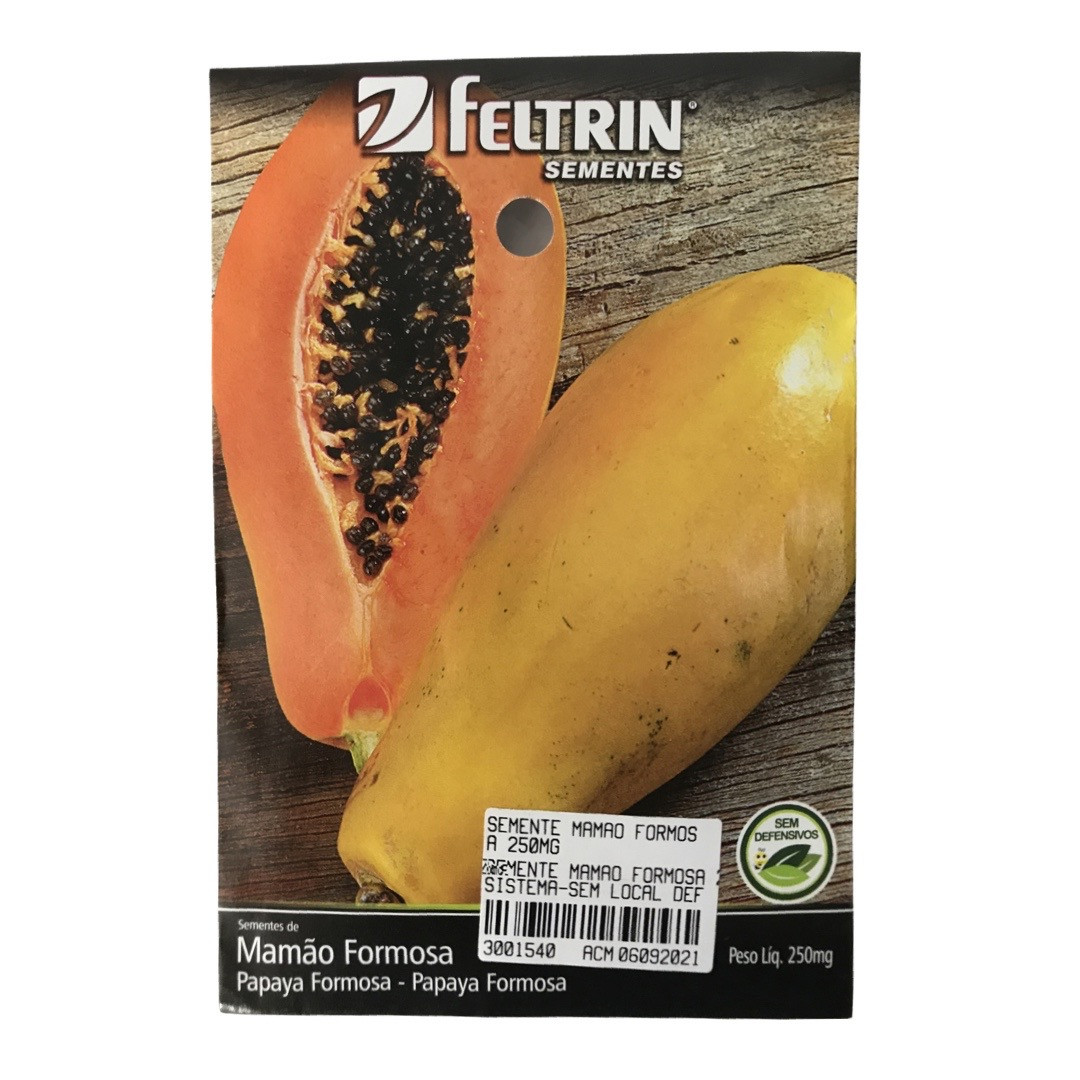 SEMENTE MAMAO FORMOSA 250MG SEMENTE MAMAO FORMOSA 250mg