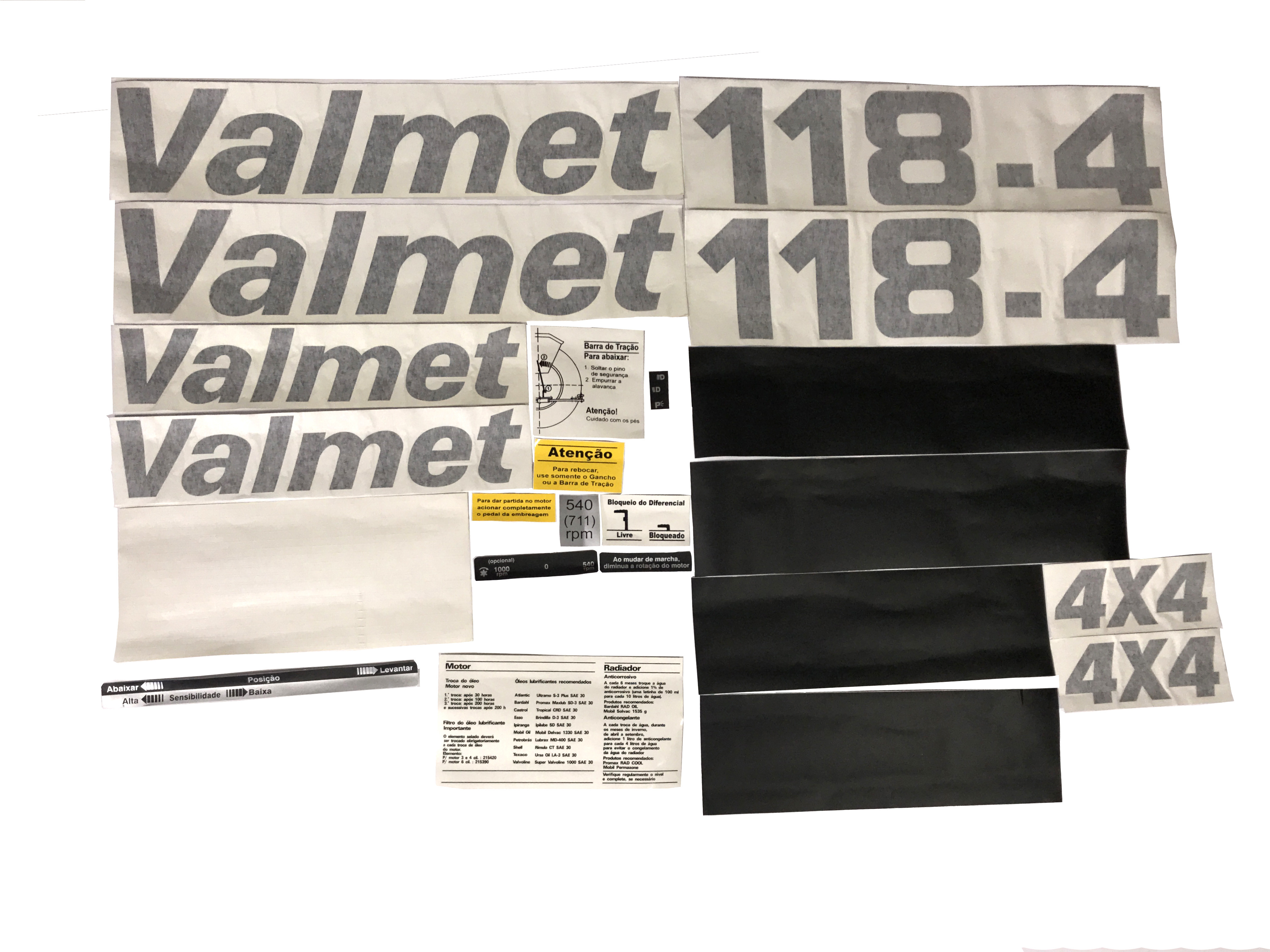 JOGO DECALQUE VALMET 118 4 X 4 TM 118 4X4 - 195270