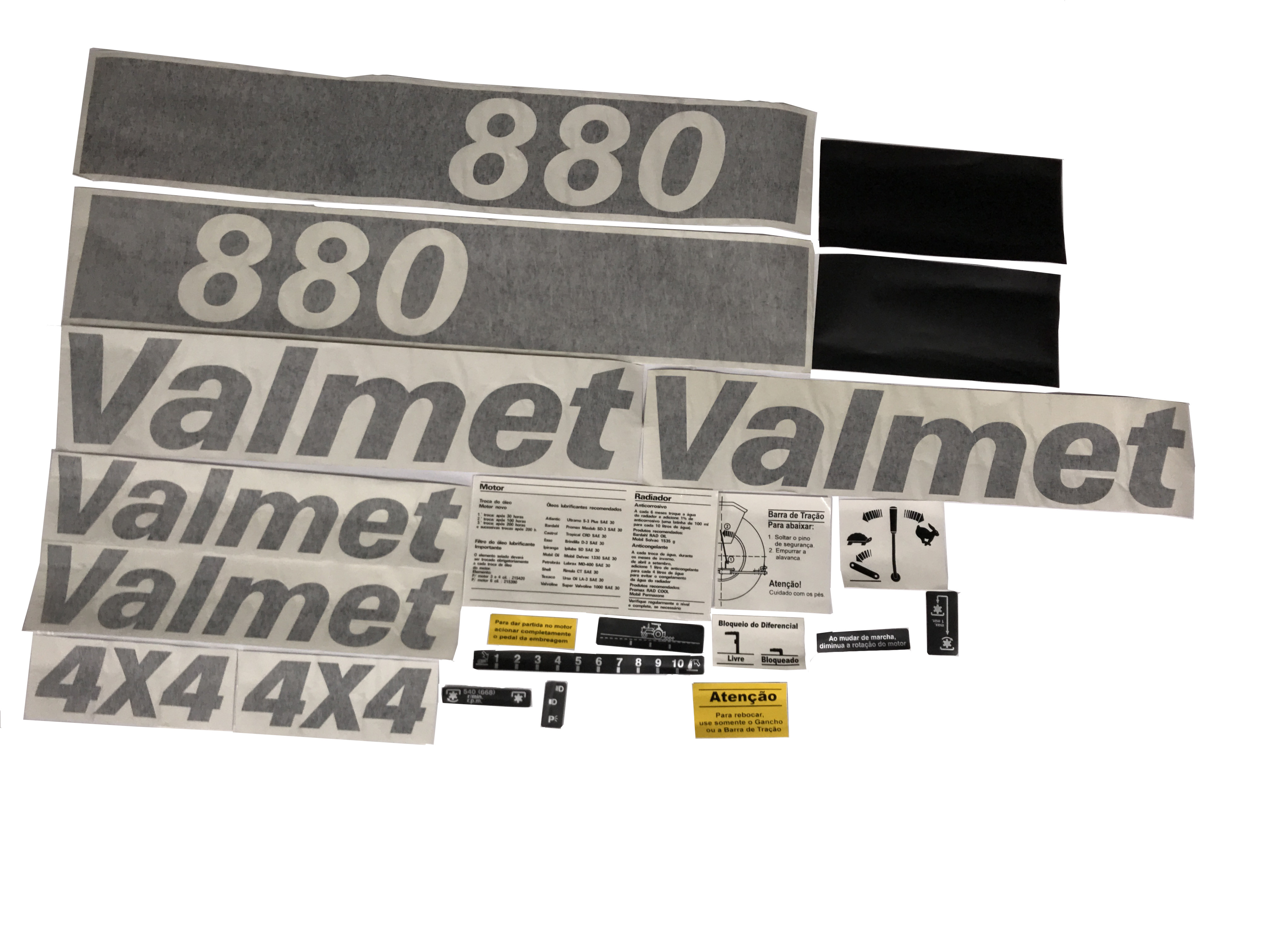 JOGO DECALQUE VALMET 880 4X4 TM 880 4X4 - 80271500