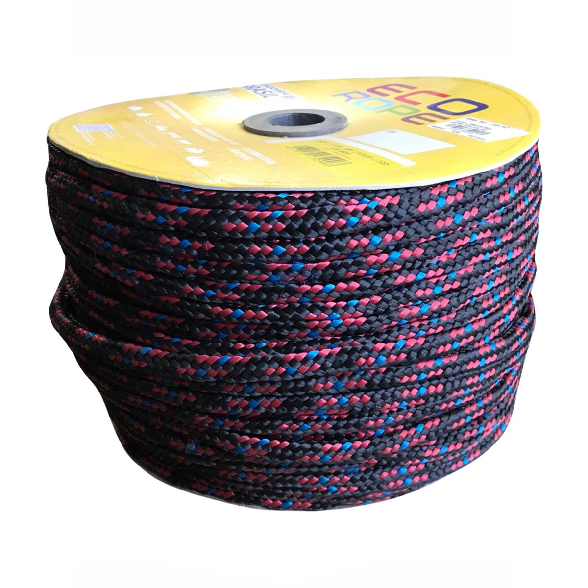 CORDA TRANÇADA PET ECO ROPE 10MM COLORIDA (010730058) ECO ROPE 10MM COLORIDA