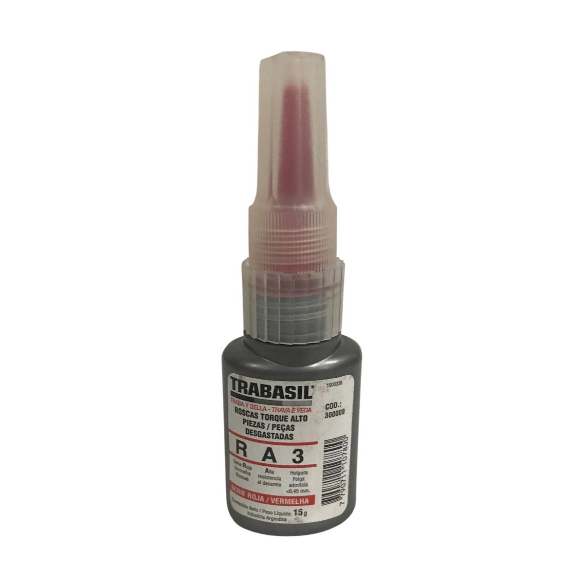 TRAVA ROSCA ALTO TORQUE - 15G - TRABASIL RA3 (089050201410006) TRABASIL RA3 15G