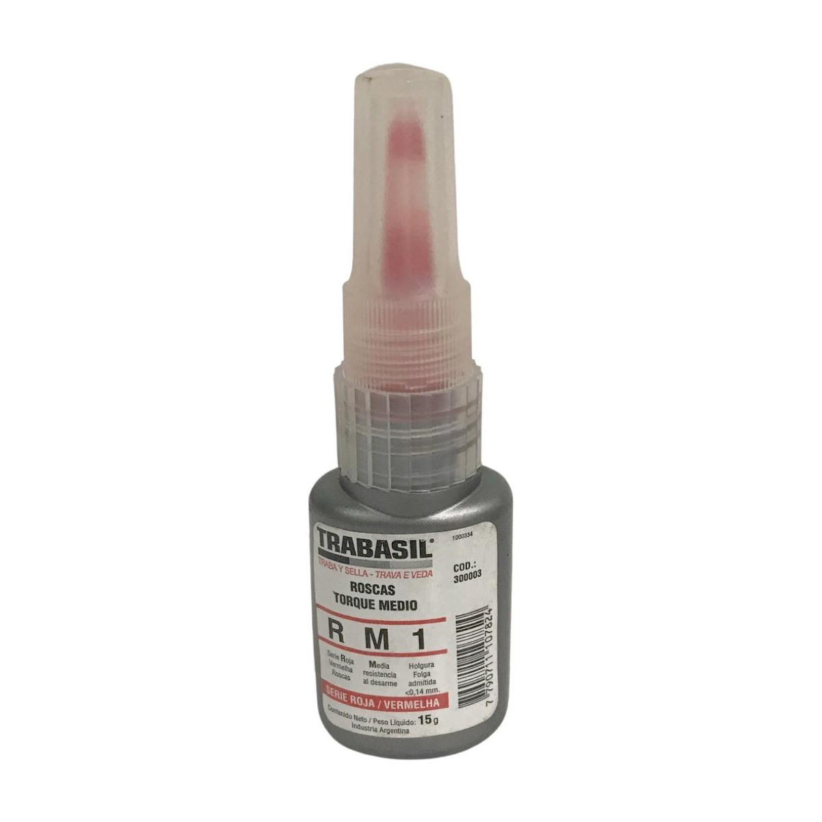 TRAVA ROSCA MEDIO TORQUE - 15G - TRABASIL RM1 (089050201420006) TRABASIL RM1 15G