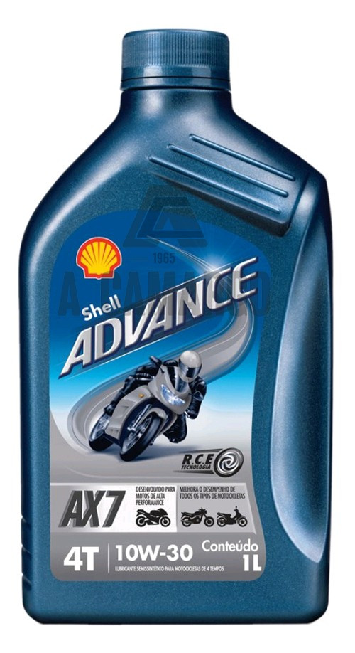 OLEO SEMISSINTETICO MOTOCICLETAS 4-TEMPOS 10-W-30 AX7 ADVANCE