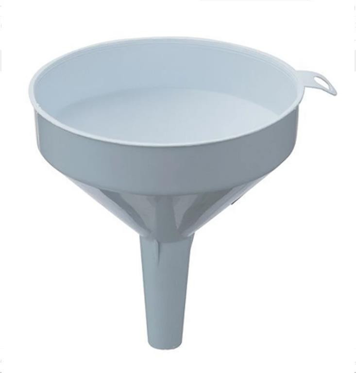 FUNIL PLASTICO USO GERAL 180MM BRANCO 1413/1 (ML 1413.0001) 1413-1