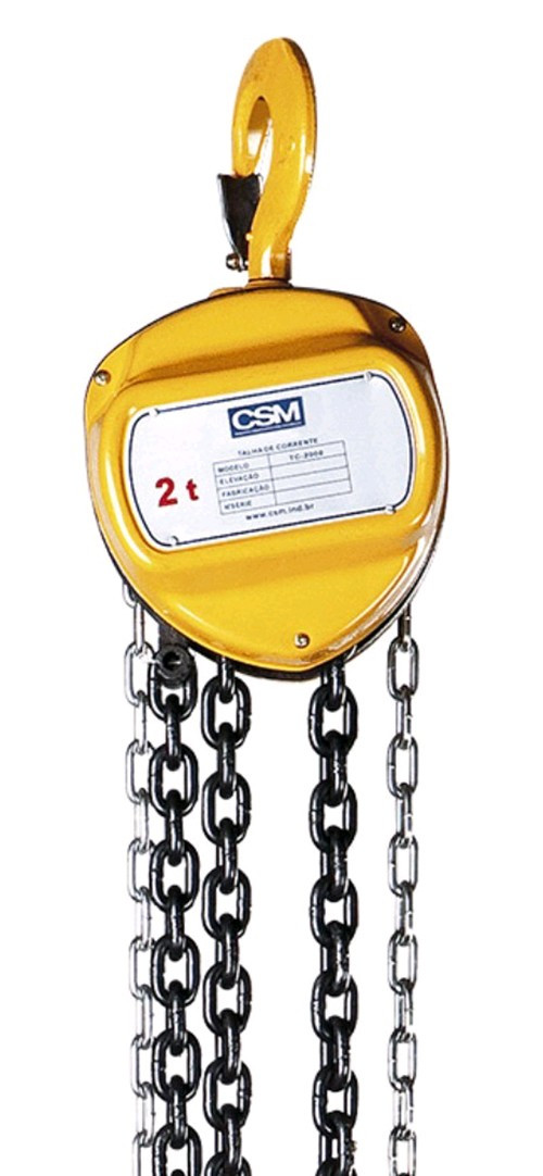 TALHA MANUAL DE CORRENTE 2000 X 5 M