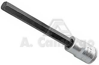 CHAVE SOQUETE HEXAGONAL LONGA 1/2'' IN 19 L/8 MM 016.340 8mm IN19L