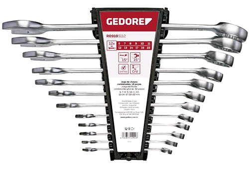 CHAVE COMBINADA RED 12 PEÇAS 6 - 22mm / 12 peças