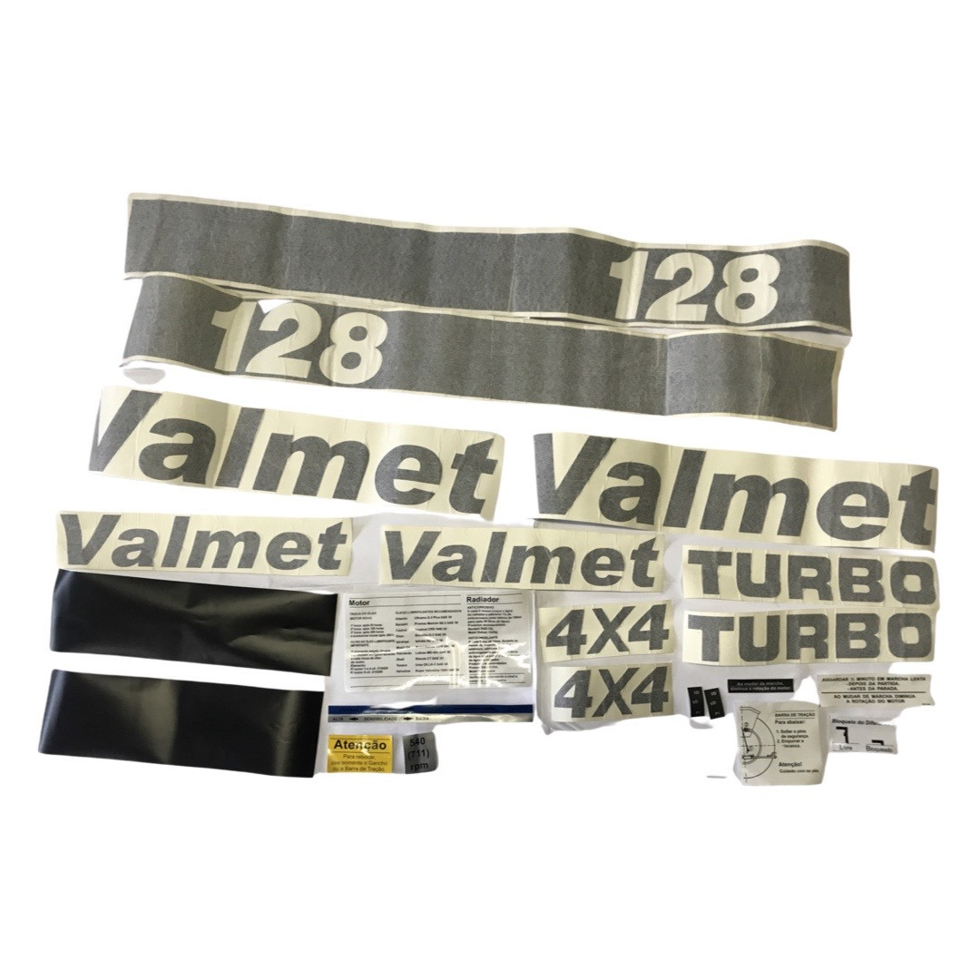 JOGO DECALQUE - VALMET 128 JD 128