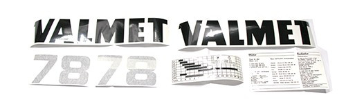 JOGO DECALQUE VALMET 78 - 234055 TM 78