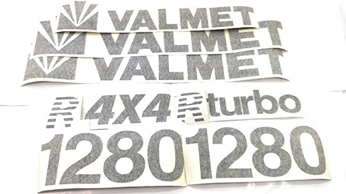 JOGO DECALQUE - VALMET 1280 R - 80795200 TM 1280 R