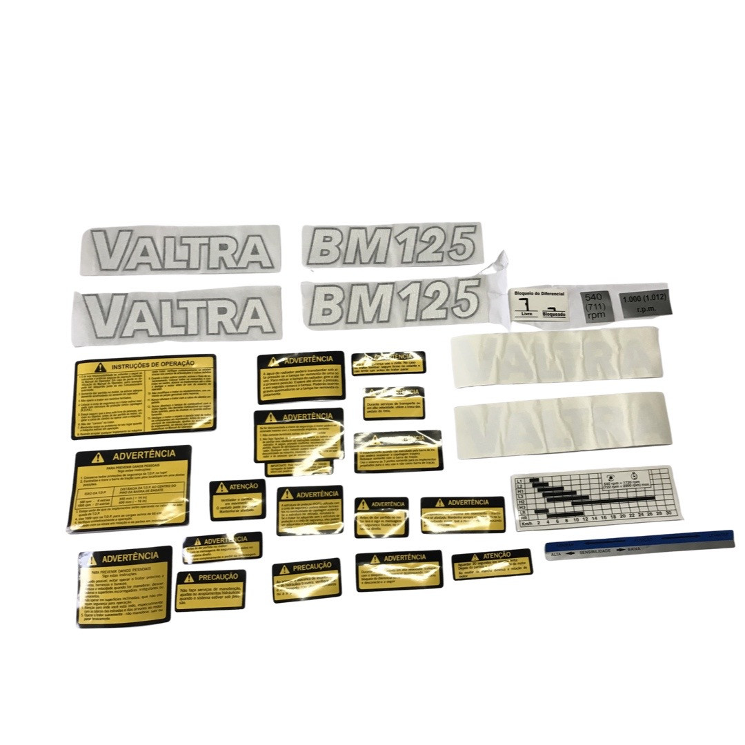 JOGO DECALQUE - VALTRA BM 125 TM BM 125