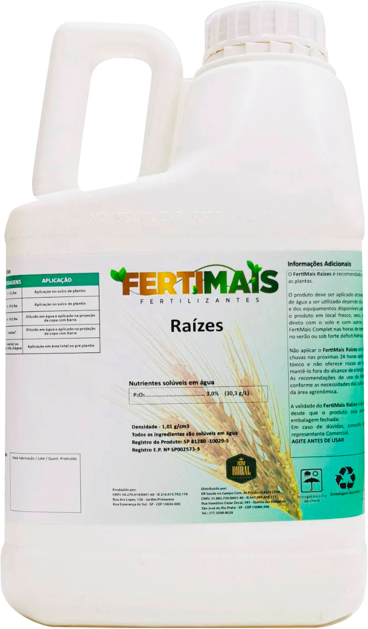 NEMATICIDA RAIZES FERTIMAIS  - Combate Nematoides na Raiz: Saúde e Produtividade Elevada 5L